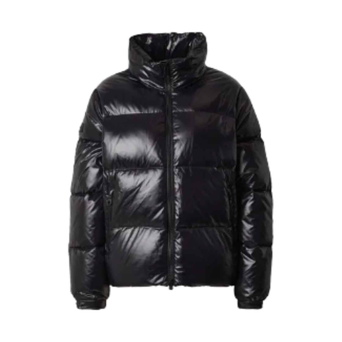 VDDJ11546-BKS (W) Duvetica Dima Logo Patch Down Jacket Black