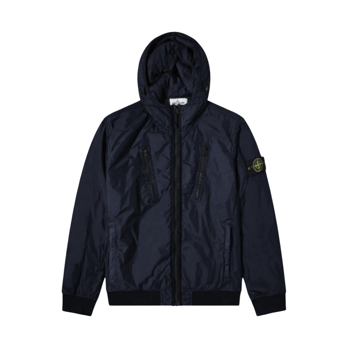 스톤 아일랜드 42223 가먼트 다이드 크링클랩스 나일론 다운 자켓 네이비 블루 - 21FW