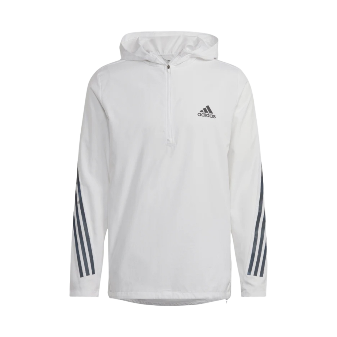 아디다스 런 아이콘 삼선 자켓 화이트 - KR 사이즈(Adidas Run Icons 3-Stripes Jacket White - KR Sizing) - 1