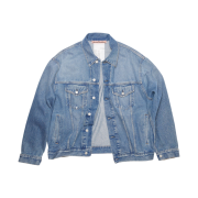 Acne Studios Relaxed Denim Jacket Mid Blue