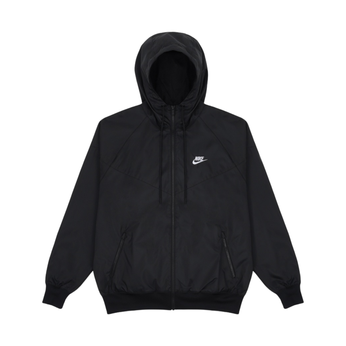 나이키 NSW 윈드러너 후드 자켓 블랙 - 아시아(Nike NSW Windrunner Hoodie Jacket Black - Asia)