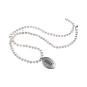 Supreme x Tiffany & Co. Return to Tiffany Oval Tag Pearl Necklace - 21FW