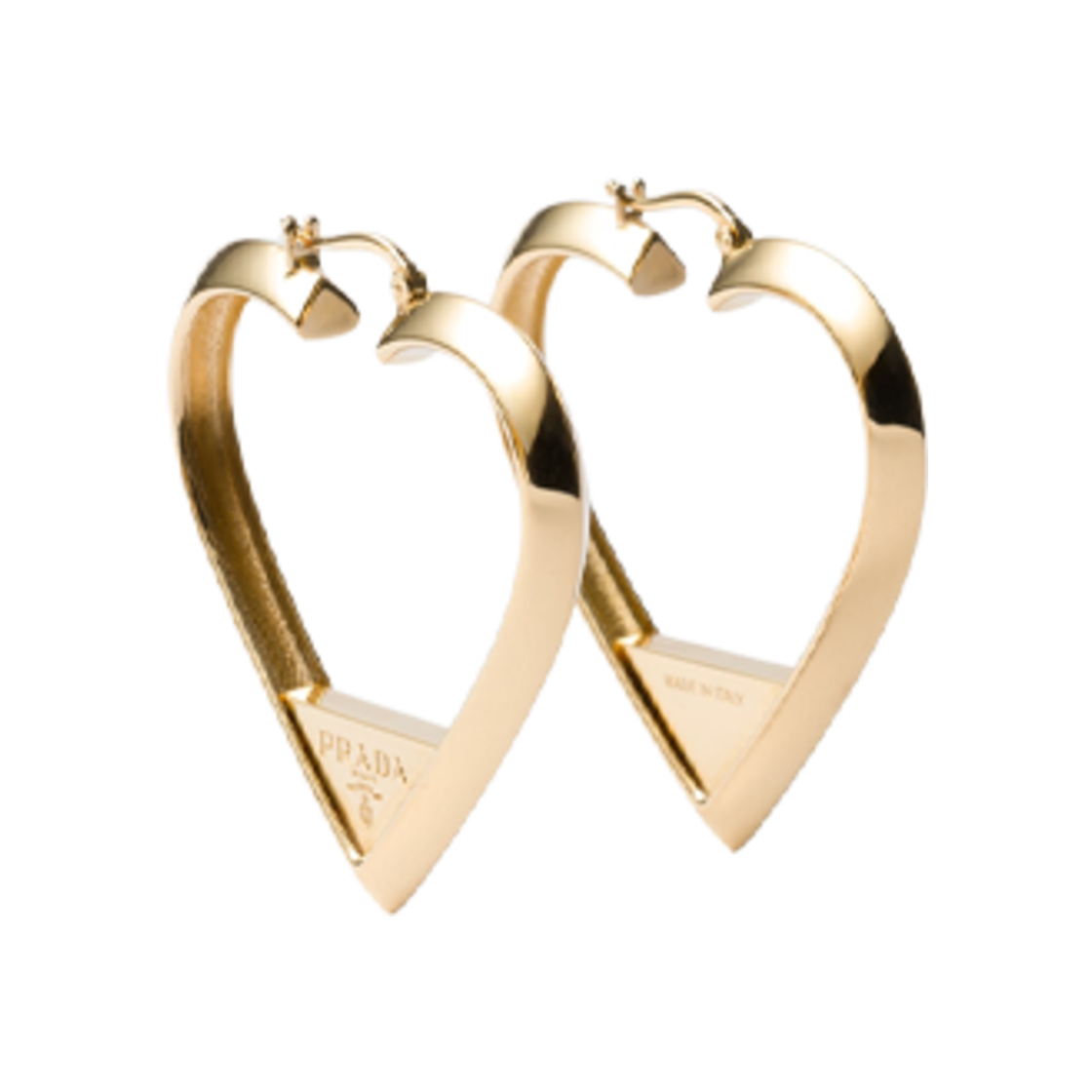 프라다 메탈 이어링 골드(Prada Metal Earrings Gold) - 1