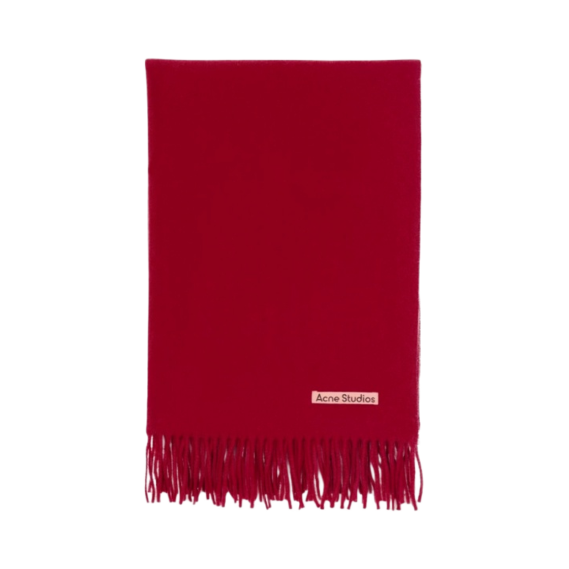 아크네 스튜디오 캐나다 내로우 뉴 울 머플러 체리 레드(Acne Studios Canada Narrow New Wool Muffler Cherry Red) - 1