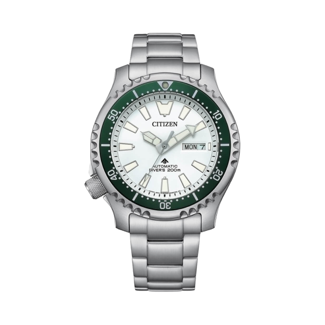 NY0168-64A Citizen Promaster Marine Automatic 42mm Stainless Steel White Silver