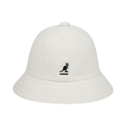 Kangol Wool Casual Bucket Hat White