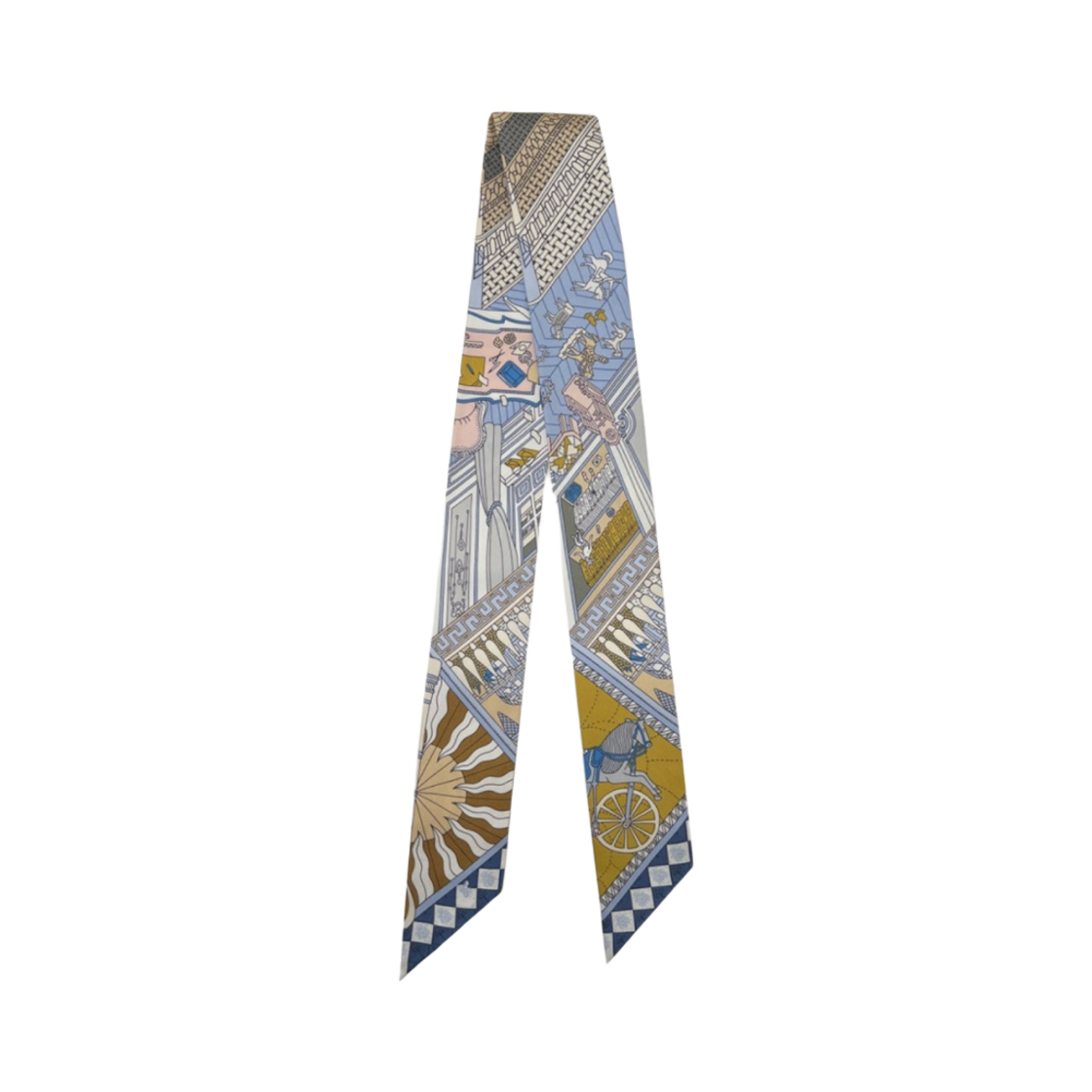 (W) 에르메스 오브젝트 드 큐리오시떼 트윌리 블루 베쥬 로즈((W) Hermes Objets de Curiosite Twilly Bleu Beige Rose) - 2