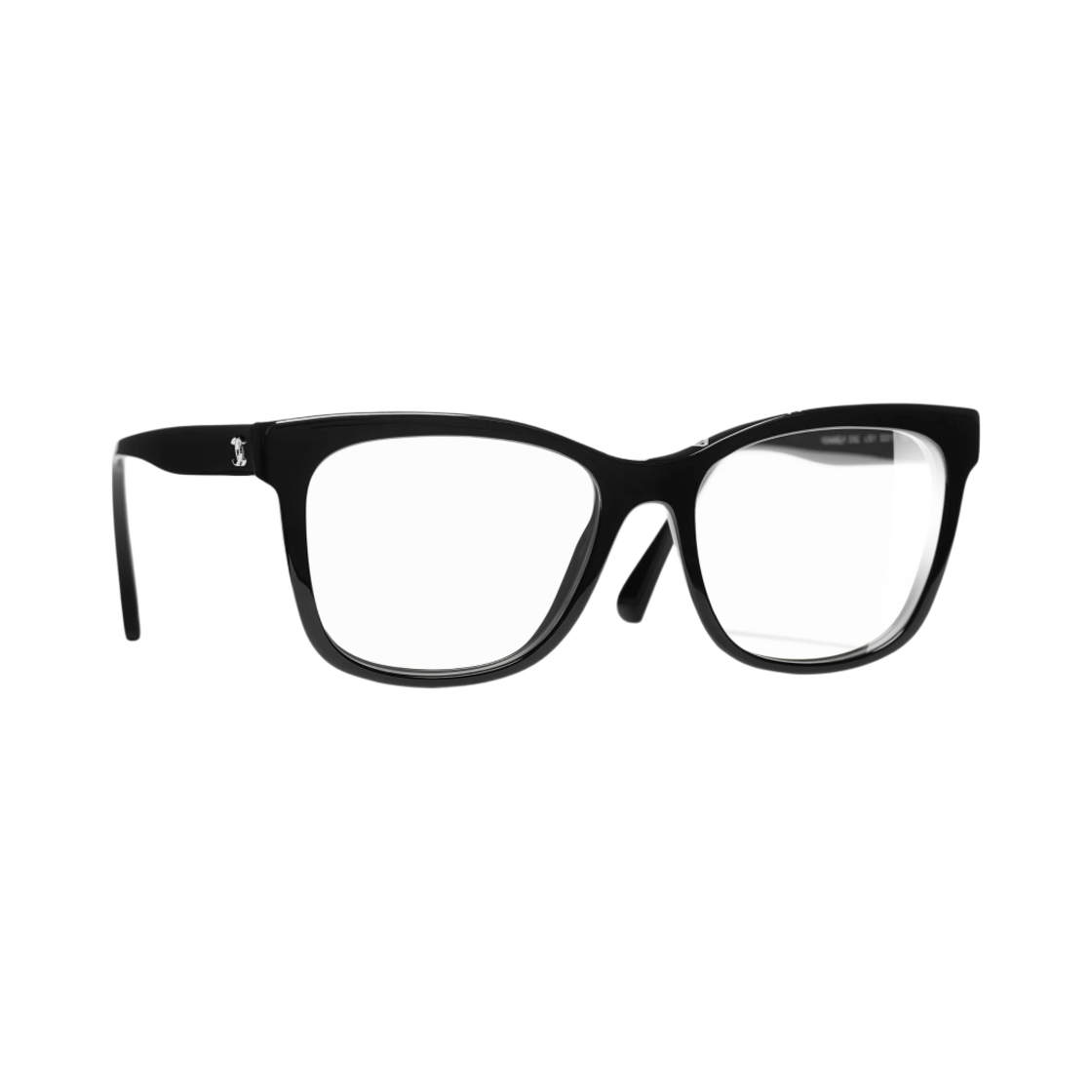 샤넬 스퀘어 프레임 아세테이트 & 블랙(Chanel Square Eyeglasses Acetate & Black) - 2