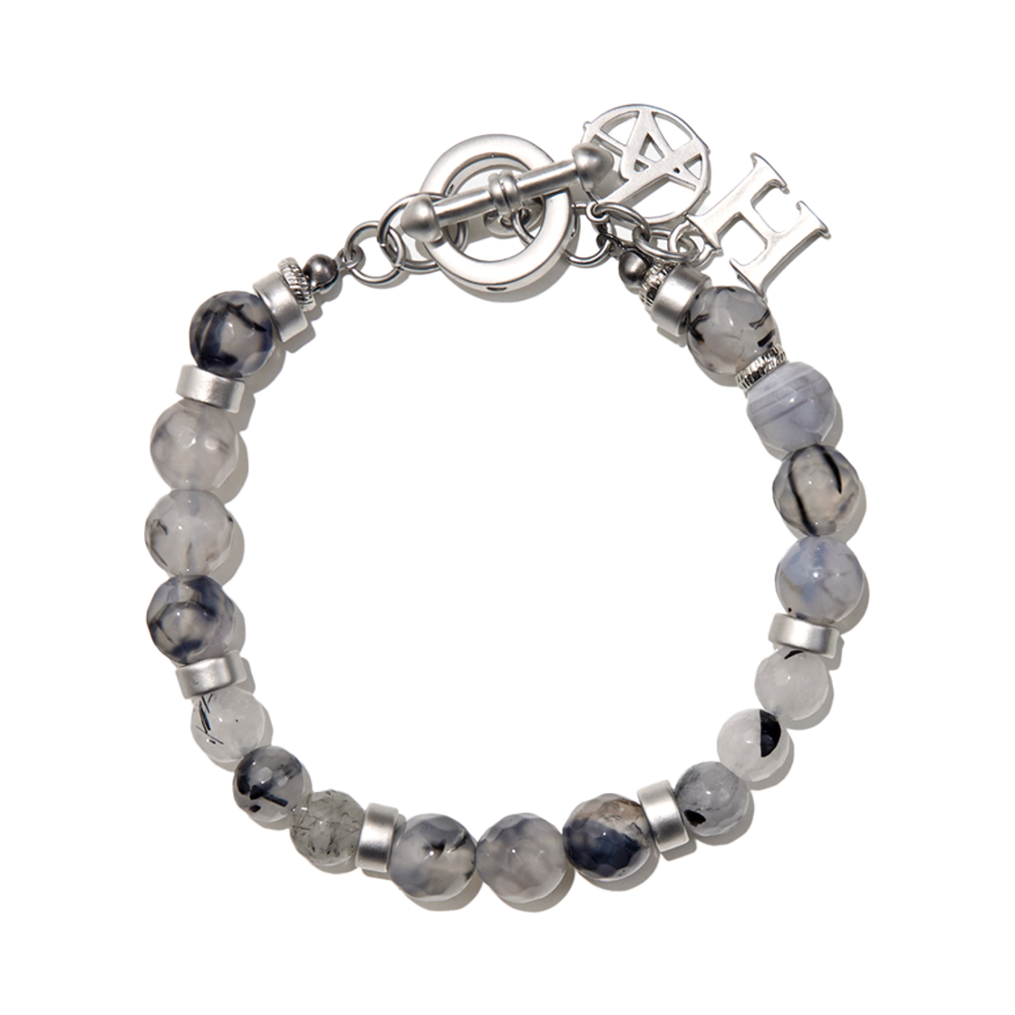 알렌느 젬스톤 믹스 브레이슬릿 달마시안(Haleine Gemstone Mix Bracelet Dalmatian (WA122))
