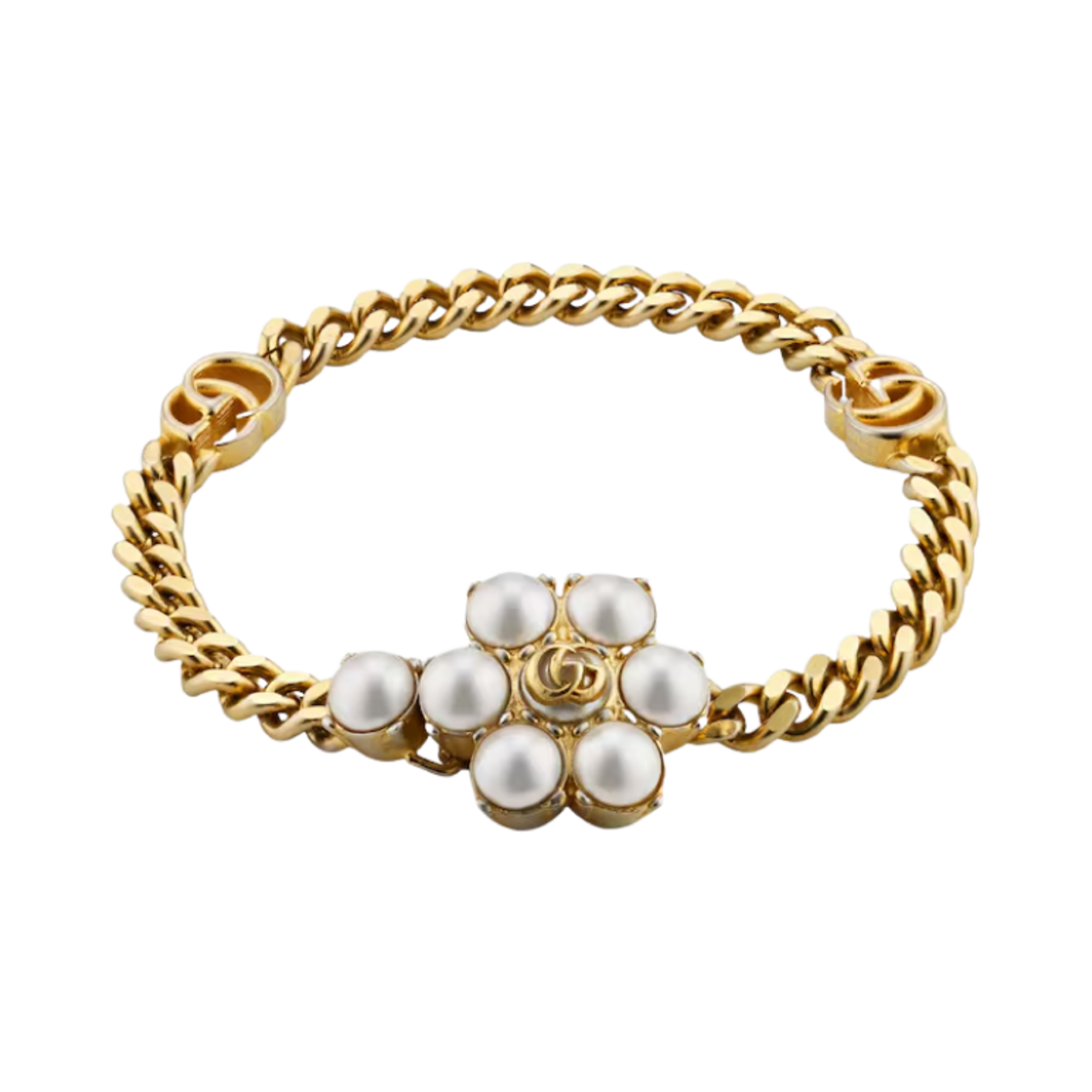 W) 구찌 펄 더블 G 브레이슬릿 골드 | Gucci | KREAM