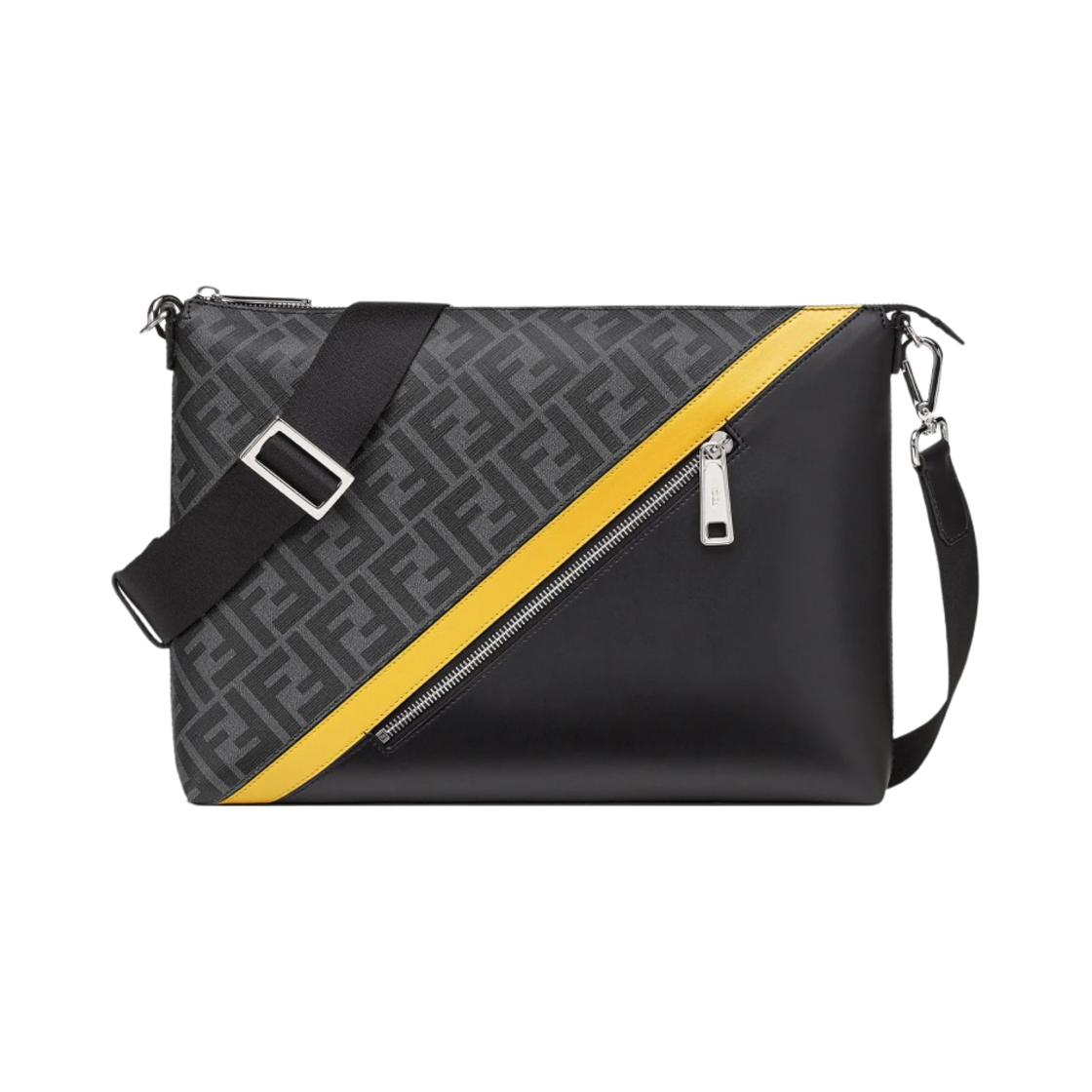 펜디 슬림 메신저백 그레이(Fendi Slim Messenger Bag Grey) - 1