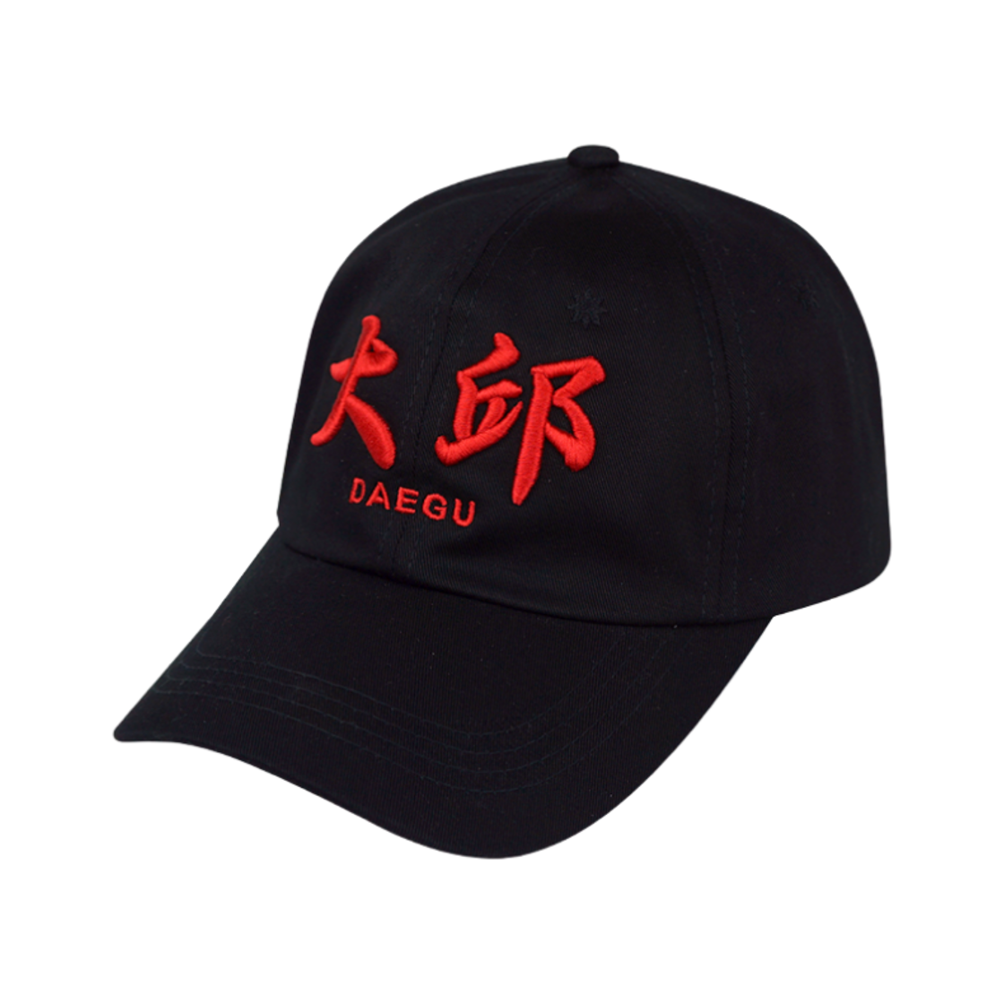다크룸 스튜디오 x 이플릭 대구 볼캡 블랙 레드(Darkr8m Studio x Eplc Daegu Ball Cap Black Red)