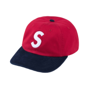 Supreme 2-Tone S Logo 6-Panel Red - 24SS