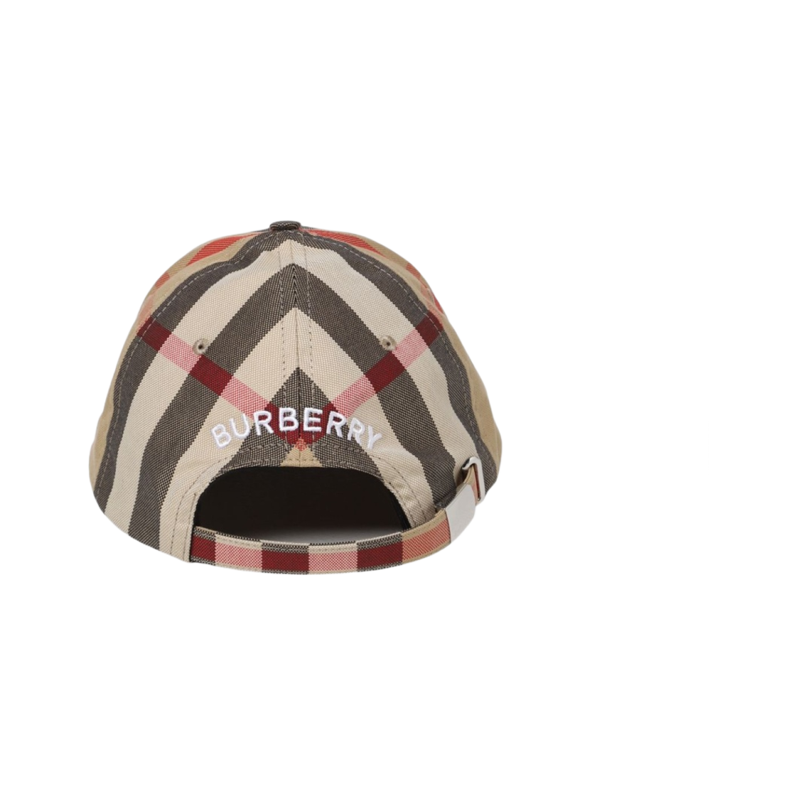 버버리 로고 디테일 체크 코튼 베이스볼 캡 아카이브 베이지(Burberry Logo Detail Check Cotton Baseball Cap Archive Beige) - 3