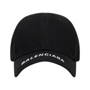 Balenciaga Logo Visor Cap Black