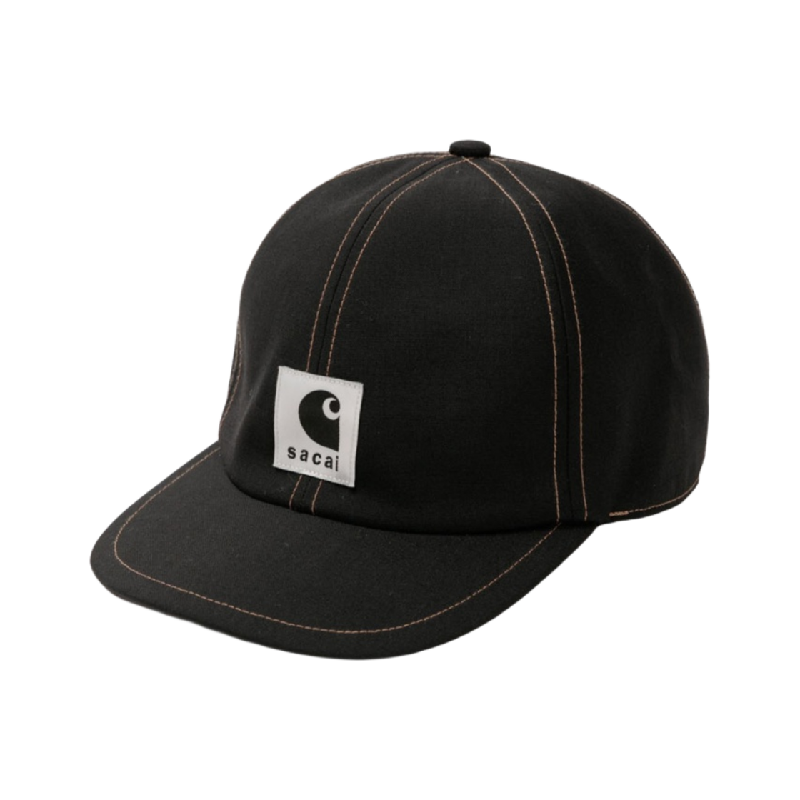 사카이 x 칼하트 WIP 수팅 본딩 캡 블랙(Sacai x Carhartt WIP Suiting Bonding Cap Black)