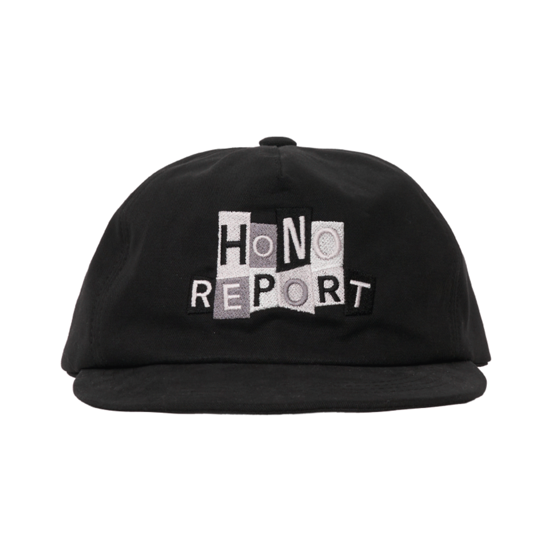 HR25SUMMER04 Hono Report Block Logo Cap Black