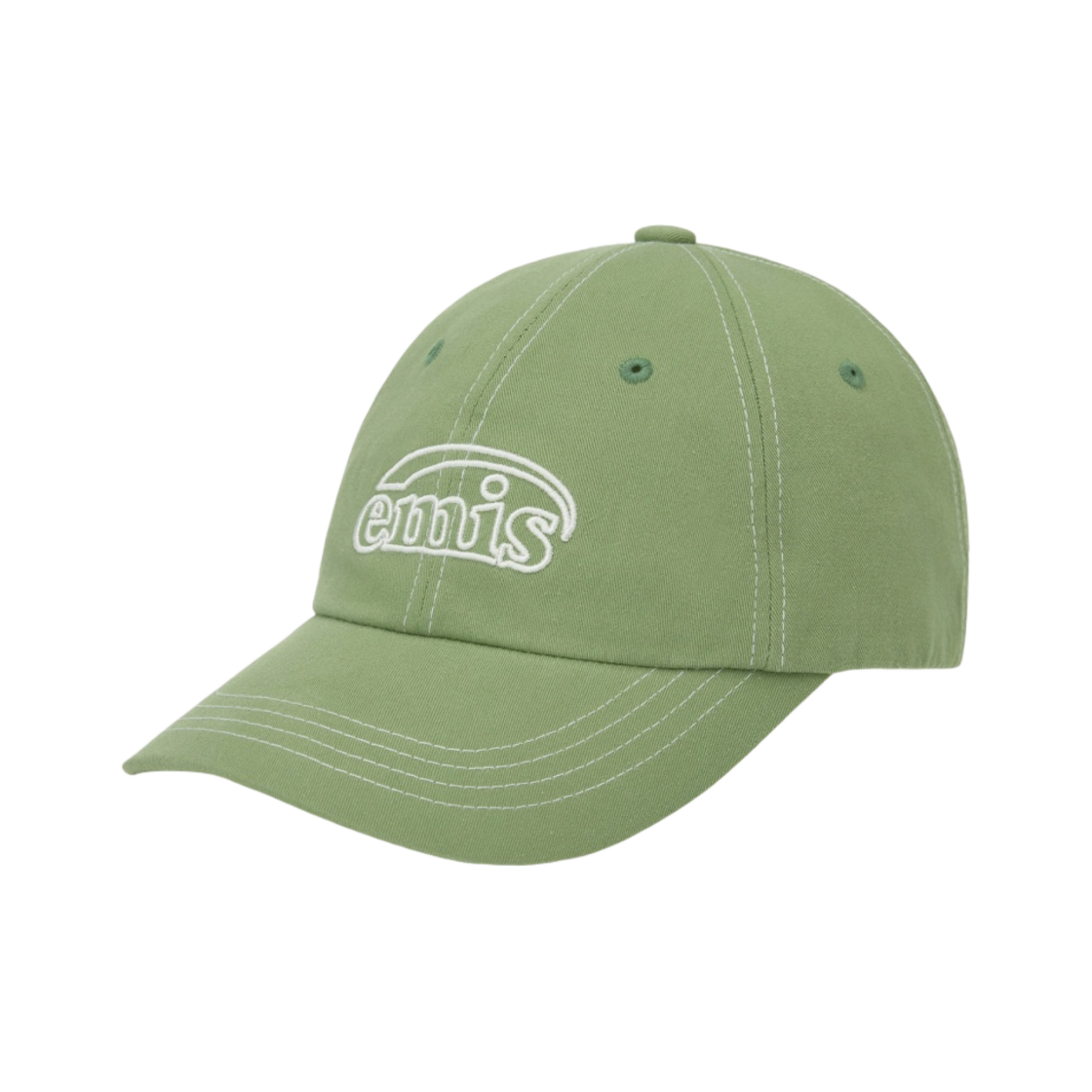 이미스 화이트 스티치 볼캡 올리브(Emis White Stitch Ball Cap Olive) - 2