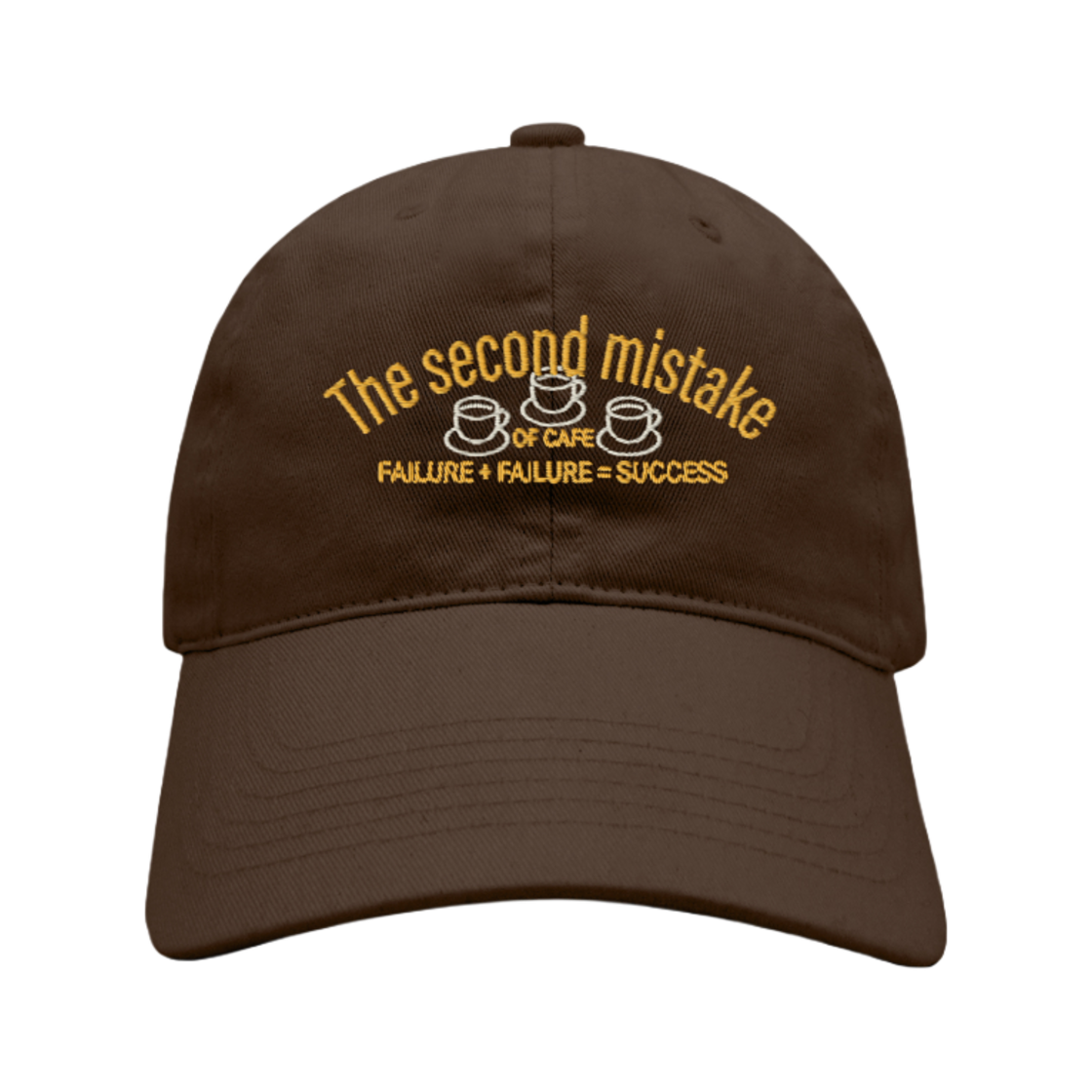 두 번째 실수 모자 브라운(Second mistake Cap Brown)