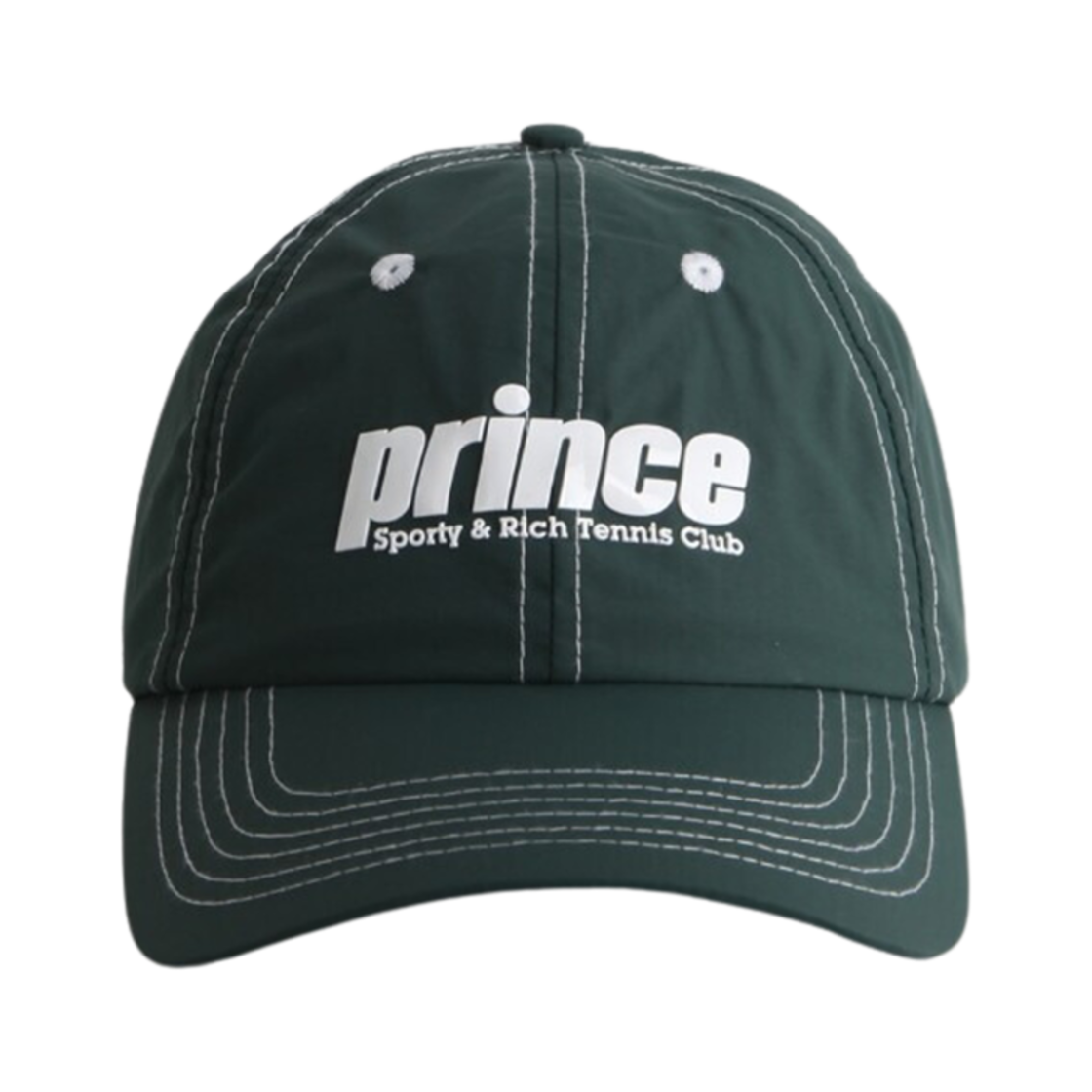 AC511PN Sporty & Rich Prince Sporty Nylon Cap Green