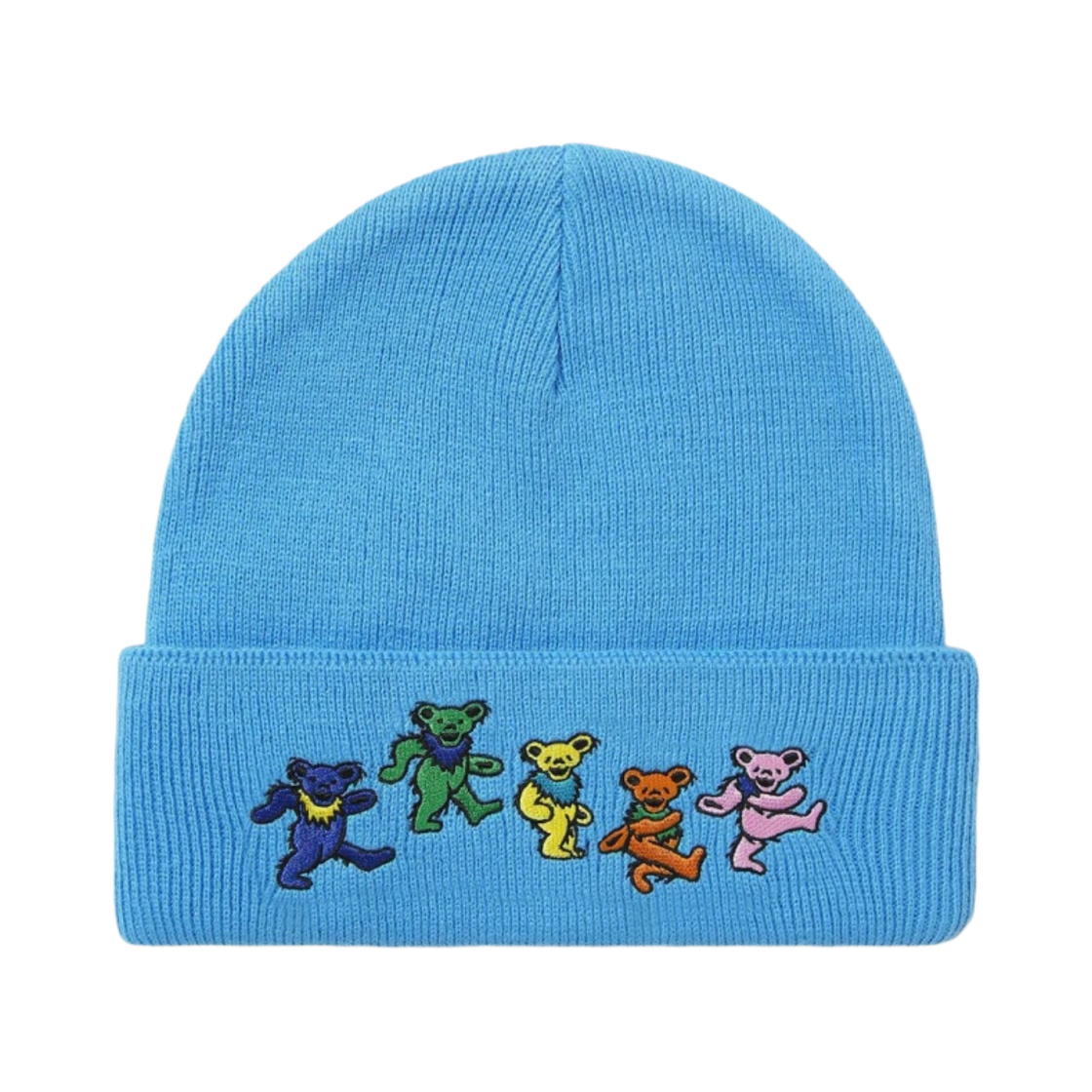 디스이즈네버댓 x 그레이트풀 데드 댄싱 베어 비니 스카이 블루(Thisisneverthat x Grateful Dead Dancing Bears Beanie Sky Blue) - 1