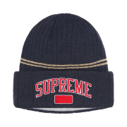 Supreme Fleece Lined Beanie Navy - 22FW