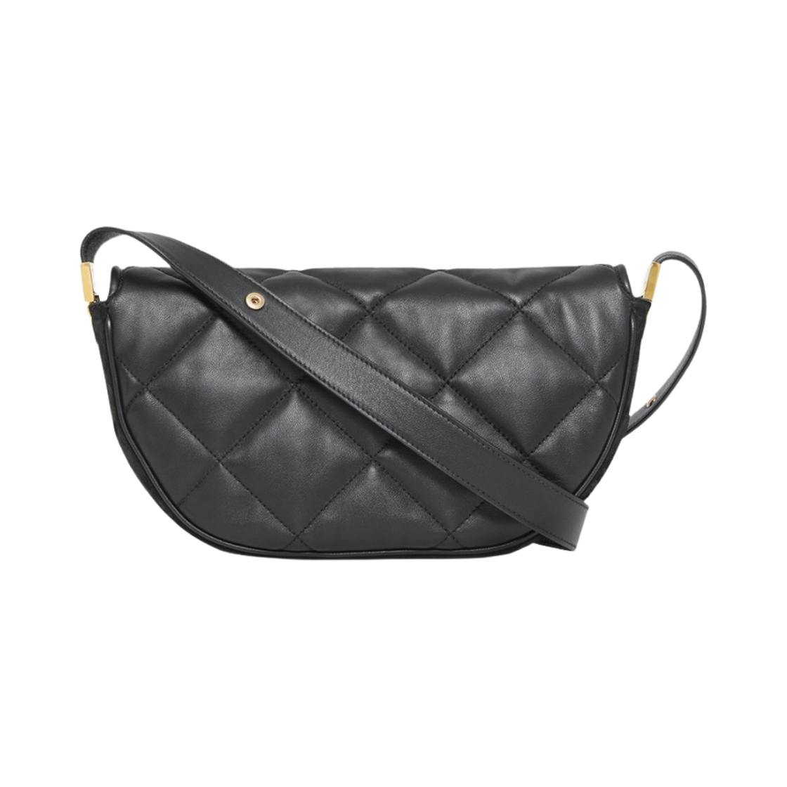 버버리 퀼팅 스몰 레더 올림피아백 블랙(Burberry Quilted Small Leather Olympia Bag Black) - 2