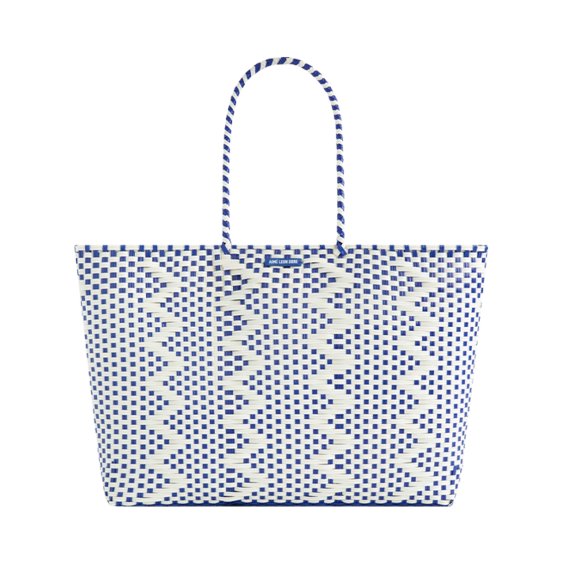 - Aime Leon Dore Paralia Woven Tote Bag Navy