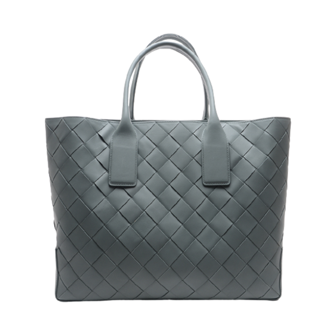 629888VCRU11607 Bottega Veneta Intrecciato Tote Bag Slate