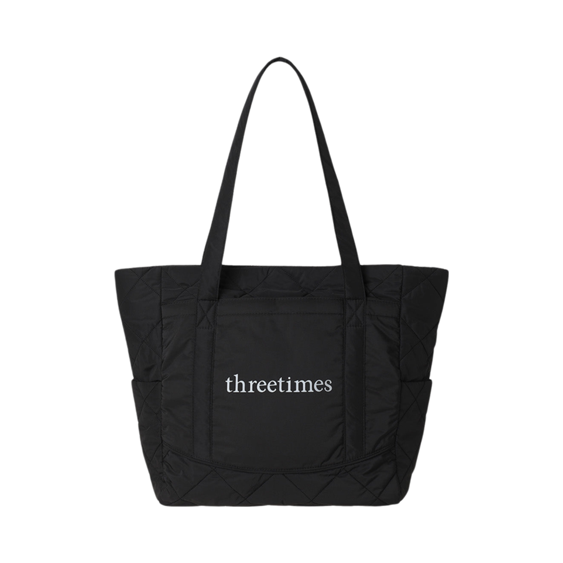 쓰리타임즈 베베 토트백 블랙(Threetimes Bebe Tote Bag Black)