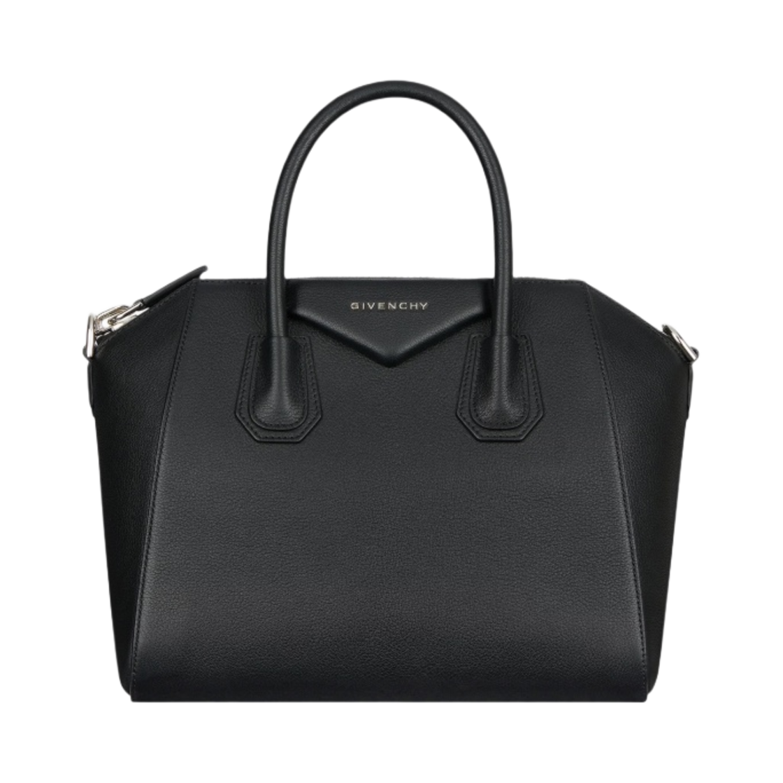 BB05117012-001 Givenchy Small Antigona Bag in Grained Leather Black