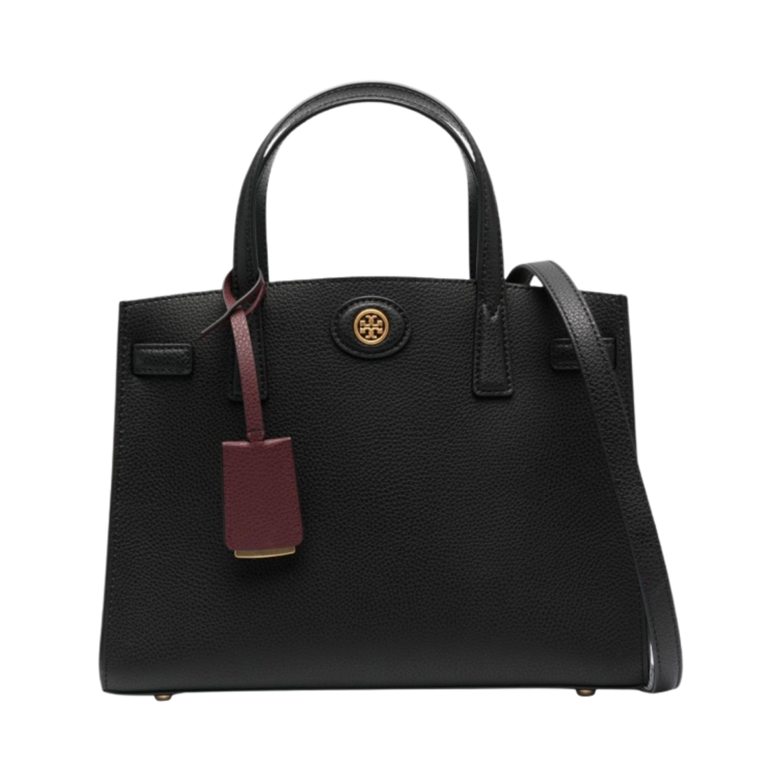 143194-001 Tory Burch Robinson Small Satchel Black