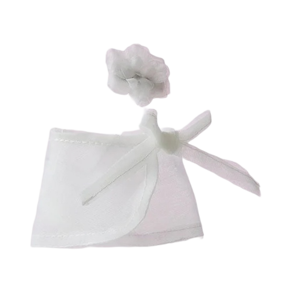 모남희 x 꼴레 쁘띠 클로젯 랩 스커트 화이트(Monamhee x Colle Petit Closet Wrap Skirt White)
