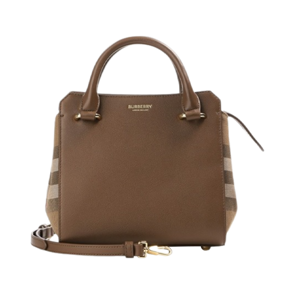 버버리 미니 밴웰 토트백 어스(Burberry Mini Banwell Tote Bag Earth)