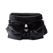 Prada Leather Shoulder Bag Black