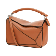 Loewe Mini Puzzle Bag in Classic Calfskin Tan