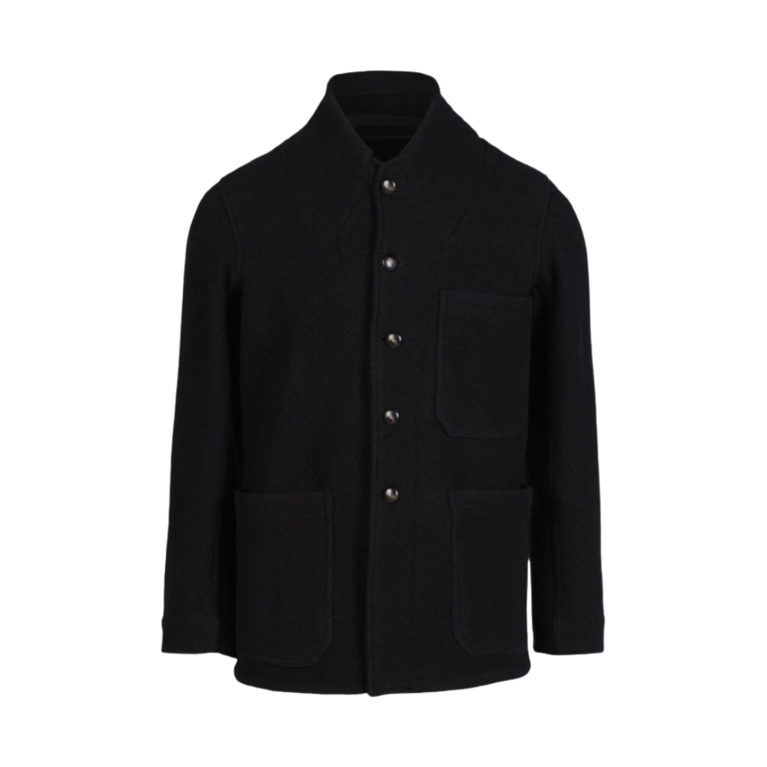 (W) 메종 마르지엘라 소프트 울 자켓 블랙((W) Maison Margiela Soft Wool Jacket Black) - 1