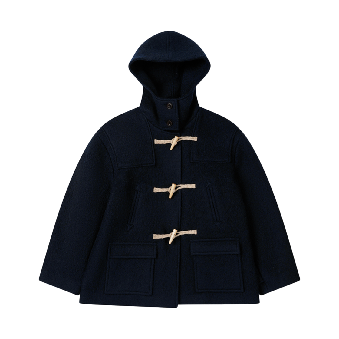 프리터 브룩 더플 코트 네이비