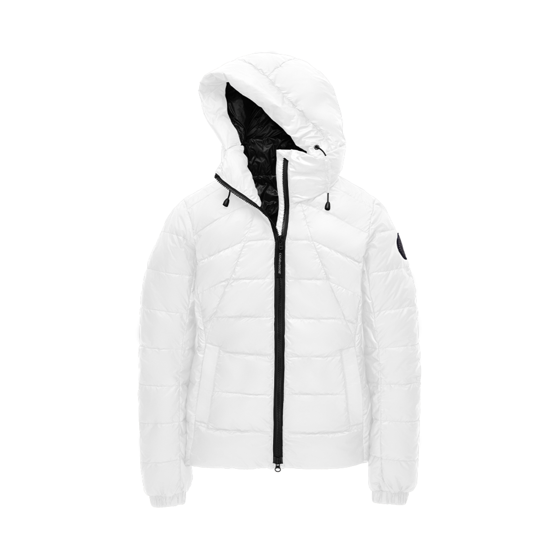 (W) 캐나다 구스 애보트 후디 블랙 라벨 노스 스타 화이트((W) Canada Goose Abbott Hoody Black Label North Star White) - 1