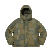 Supreme x Comme des Garcons Junya Watanabe Man Patchwork Puffy Jacket Olive - 21FW