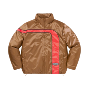 Supreme Stripe Puffer Jacket Mustard - 23SS