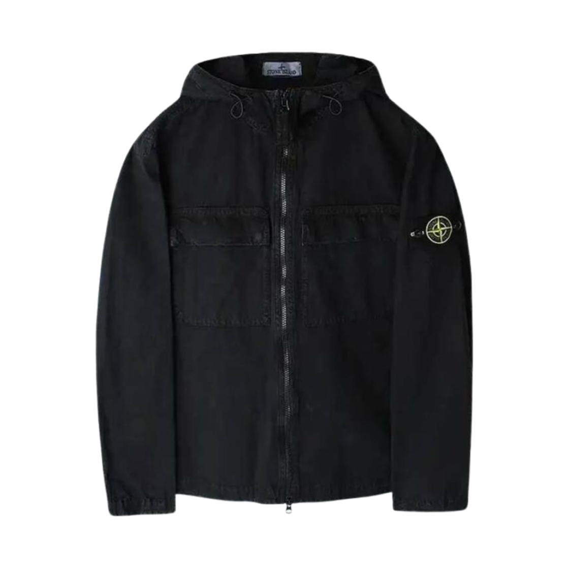 스톤아일랜드 106WN 올드 트리트먼트 오버셔츠 블랙 - 24SS(Stone Island 106WN Old Treatment Overshirt Black - 24SS)