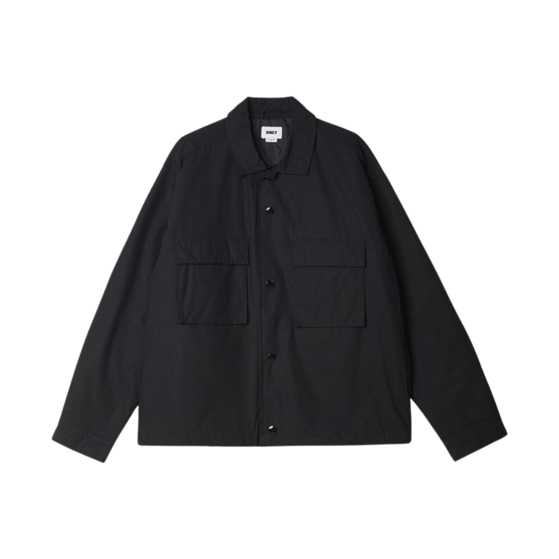 오베이 내셔널 셔츠 자켓 블랙(Obey National Shirt Jacket Black)