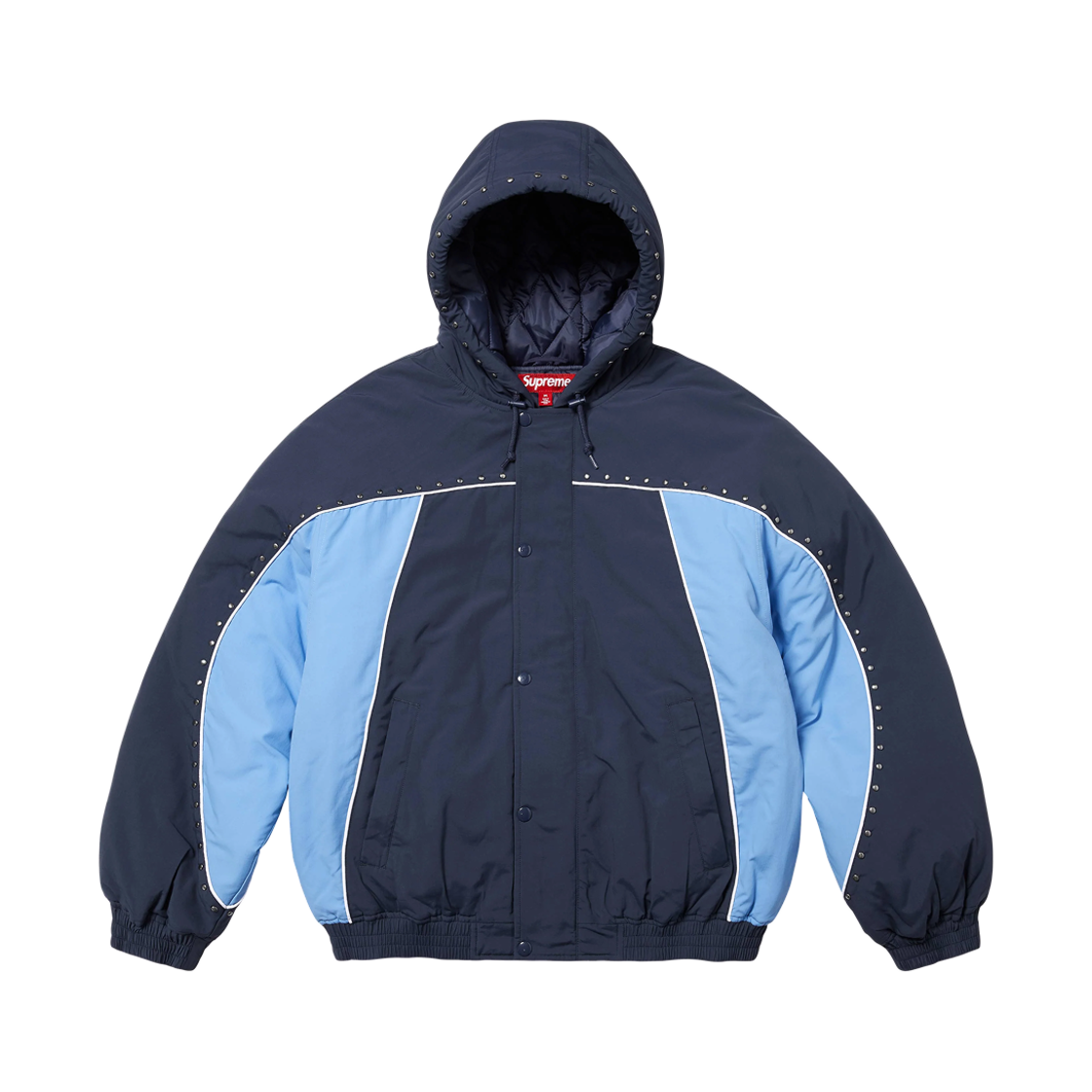 슈프림 스터디드 스타디움 자켓 네이비 - 25SS(Supreme Studded Stadium Jacket Navy - 25SS) - 2