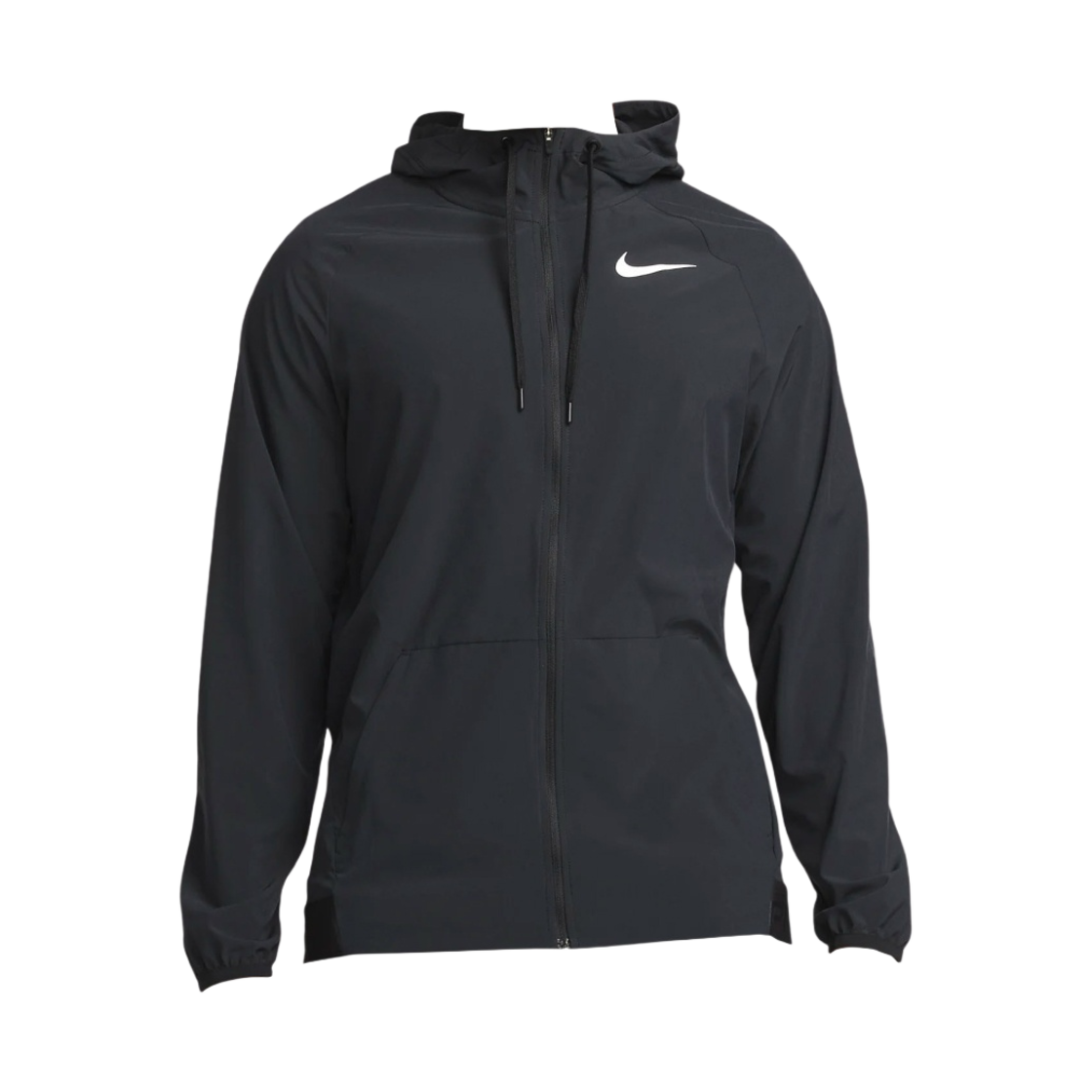 나이키 프로 드라이핏 플렉스 벤트 맥스 풀 집 후드 트레이닝 자켓 블랙 - 아시아(Nike Pro Dri-Fit Flex Vent Max Full Zip Hooded Training Jacket Black - Asia)