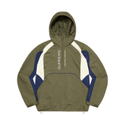 Supreme Paneled Half Zip Pullover Olive - 22FW