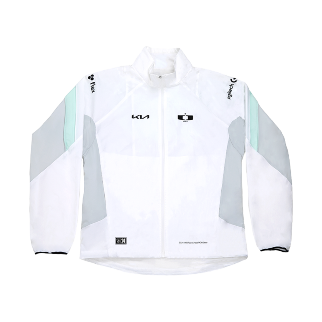 디플러스 기아 월드 2024 유니폼 자켓 화이트 (논 마킹 버전)(Dplus Kia Worlds 2024 Uniform Jacket White (Non Marking Ver.))