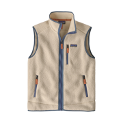 Patagonia Retro Pile Fleece Vest Dark Natural Utility Blue