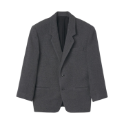 (W) Lemaire Single Button Jacket Grey