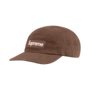 Supreme Linen Fitted Camp Cap Brown - 22SS